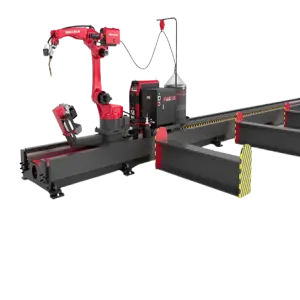 6 Axis Robotic Welding Machine Automatic Welding Robot Linear Rail