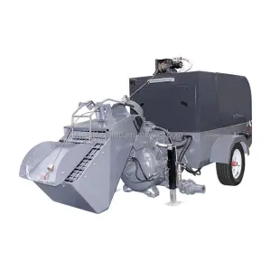 GPXT200-D/A 5m3/h Diesel Mortar Mixer and Transfer Machine with Air Pressure-Screed Machine
