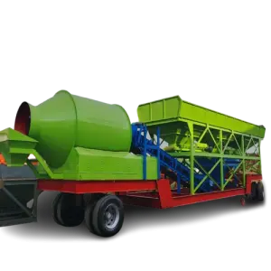 25m3/to 90m3/h Mobile Concrete Mixing Plant Ready Mix Mobile Concrete Batching Production Line