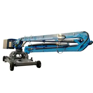Construction Concrete Spreader 15m 17m Mobile Wheel Type Concrete Placing Boom
