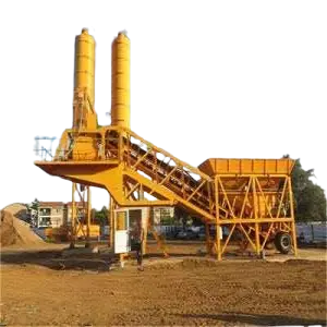 75M3 Capacity Foundation Mobile Concrete Batching Plant