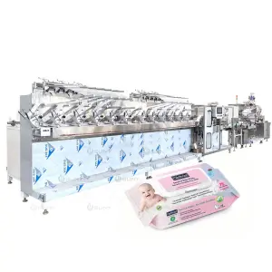 Automatic Wet Toilet Tissue Paper Baby Wipe Making Wet Tissue Machine Automatic Wet Toilet Tissue Paper Making Machine