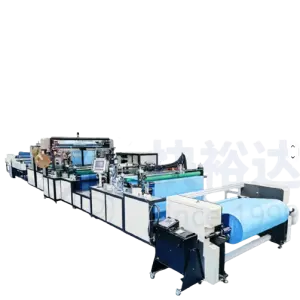 Automatic Disposable Plastic Raincoat Making Machine PE Rain Cover Suit Making Line