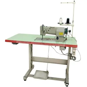 Heavy Duty double needle Industrial Sewing Machines for leather upholstery car seats