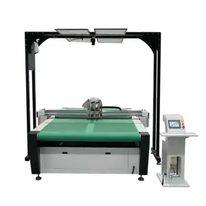 Design Leather Wipes Computer Gital Sheepskin Leather Sectional Cutting Table Swimsuit Leather Hole Punching Machine