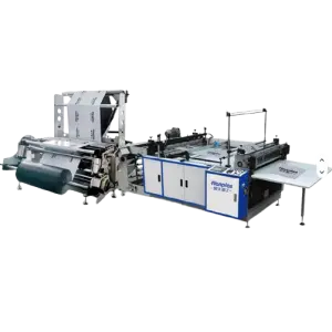 HP-PC Hanplas Food Paper Bag Forming Machine Automatic Flipkart v Bottom Kraft Paper Bag Making Machine