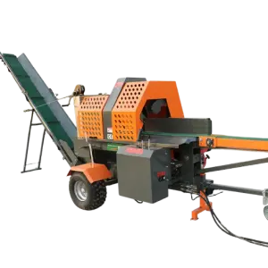Kinetic Wood Splitter: High-Speed 12-Ton Log Splitting Machine for Effortless Firewood Production