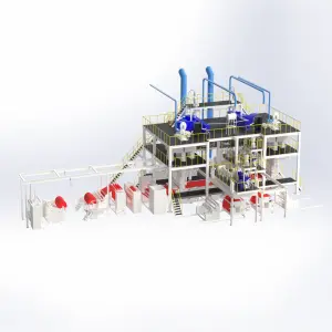 2.4m SMMS Non Woven Fabric Production Equipment for Medical Surgical Gowns