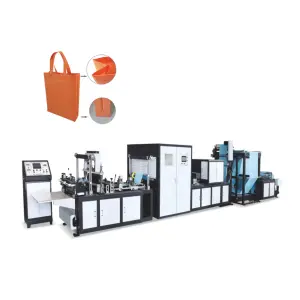 Five-in-one Biodegradable Computer Touch Screen Ultrasonic Non-woven Bags Making Sewing Sealing Machine