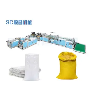 Rice Sack Making Machine Automatic Pp Woven Bag Cutting Sewing Machine