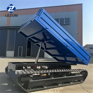 Electric Remote Control Transporter Orchard Farm Electric Material Handling Equipment D-1200 All Terrain Transport Vehicle