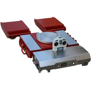 60Ton 20Ton Industrial Remote Control Electric Tank Trolley with 360 Degrees Rotation Cargo Trolley Universal Tank