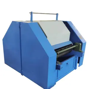 Wool or Cotton Fiber Carding Machine With Working Width of 1000MM