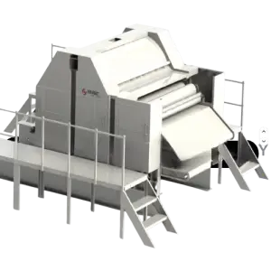 HongYi Non Woven Waste Carding Machine for Cotton Yarn Sheep Wool Process Single Cylinder Double Doffer