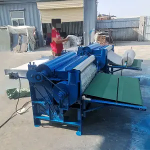 Professional Waste Cotton Carding Machine/ Waste Cotton Sheep Wool Rolling Carding Machine for