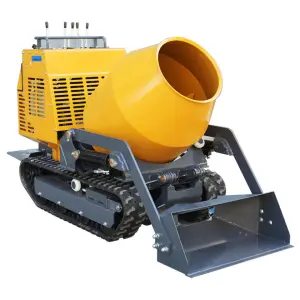 Concrete Mixing Transport Truck Cement Sand Self-feeding Mixing Tank Small Track Mixer Truck