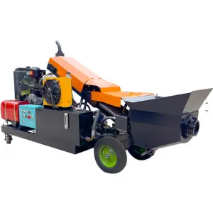 Diesel Small Concrete Pump Machine 15m Vertical Conveying Distance Condition for Construction