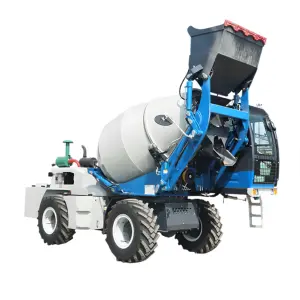 1 Cubic Automatic Cement Diesel Small Drum Self-Loading Concrete Mixer Truck