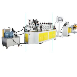 Wheel Rim Drum Barrel Locking Ring Steel Production Line Hose Clamps V Band Clamp Hoop Roll Forming Metal Clips Making Machine