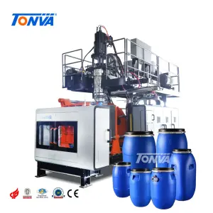 60L/100L/160L/200L Large Plastic Food Grade Storage Barrel Drum Accumulator Blow Molding Making Machine