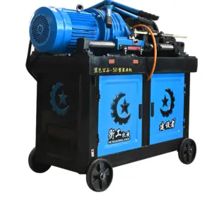 50-Type Fully Automatic Steel Bar Straight Thread Rolling Machine Quick Adjustment Model for Metal Processing Line