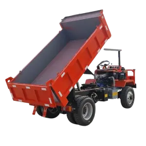 Tuoxing Diesel Wheeled Dumper Four Wheeler Cargo Truck Low Mining Capacity Equipped Core Pump Motor Engine Gear Gearbox PLC