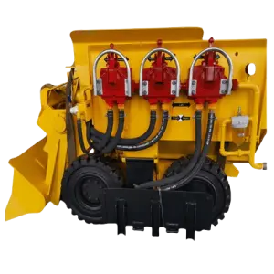 Zq26 Pneumatic Electric Air Mini Rock Mucking Loader with Wheel Tire Crawler Shovel Scraper Bucket for Underground Narrow Tunnel