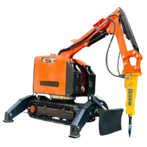 SC170D Construction Machinery with Hydraulic Hammer and Other Tools Featuring Core Engine Component