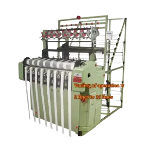 Automated Elastic Band Weaving Machine with Precision Needle Loom for Lingerie and Waistband Making