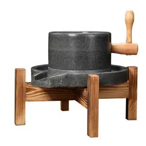 Stone Milling Machine for Flour Tahini Spice Matcha Peanut Butter with Gear Core Components