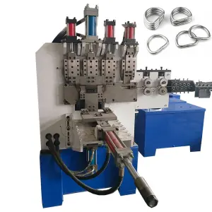 GST 2d 3d Cnc Metal Iron D Ring Buckle Making Machine