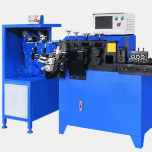 HWASHI Wire Diameter 2-8mm Automatic Ring Making Butt Welding Machine Circle Ring Bar Pneumatic Resistance Butt Welding Machine