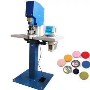 Semi Auto Upholstery Sofa Fabric Self Covered Button Making Machine for Garment Button and Buckles