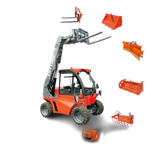 1.35 Ton Multi-Attachment Telescopic Handler - CE Certified Forklift, Loader, and Boom for Ultimate Farm and Construction Versatility