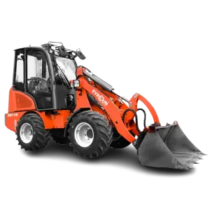 Mini Farming Tractor with Front Loader - Compact Wheel Loader for Small-Scale Agriculture and Landscaping