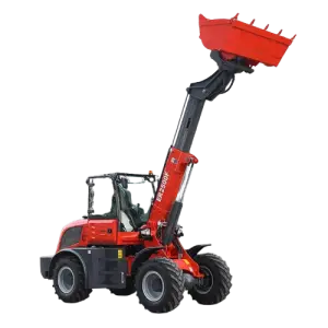 2.5 Ton Telescopic Boom Wheel Loader - Compact Front Loader for Extended Reach in Construction and Farm Projects