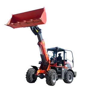 2.5 Ton 4WD Telescopic Boom Loader - Compact Mini Wheel Loader for Extended Reach in Construction and Farming
