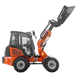 Articulated 0.8 Ton Telescopic Mini Loader - Hydraulic Radlader with Diesel Power for Tight Space Construction and Farming