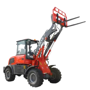 1.6 Ton Compact Agricultural Wheel Loader - Versatile Tractor with Front Bucket for Small Farm and Landscaping Tasks