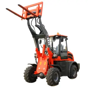 Articulated 2000kg 4x4 Radlader Tractor - All-Terrain Wheel Loader for Heavy-Duty Agricultural and Construction Use