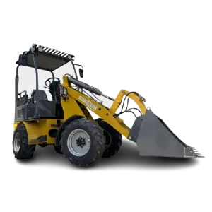 1-Ton Electric Mini Wheel Loader - Zero-Emission Battery-Powered Shovel for Quiet, Eco-Friendly Construction and Landscaping
