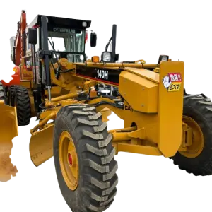 Well-Maintained Used Caterpillar 140H Motor Grader - Reliable CAT Machinery for Professional Road Construction and Land Leveling