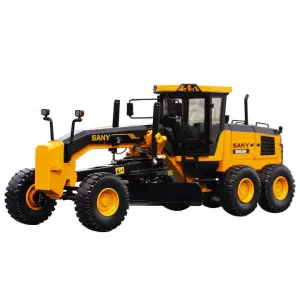 250HP SMG200 Mining Motor Grader - High-Power Road Construction Machine with Attachments for Heavy-Duty Earthworks