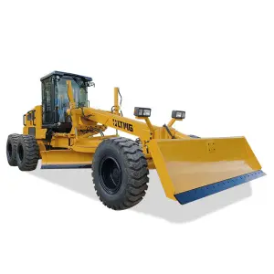 220HP GR135/GR165 Motor Grader with Front Dozer & Ripper - Heavy-Duty Earthmoving and Road Construction Machine