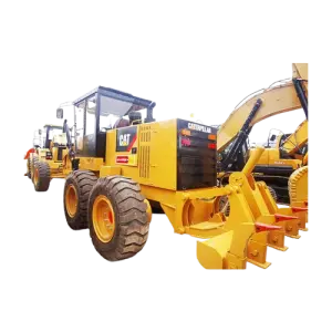 Original Used Caterpillar 140H Motor Grader - Complete with Pump & Gearbox for Professional Road Construction and Land Leveling