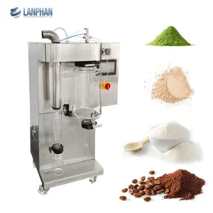 Lab Small Mini 2L/H Atomizer Spray Dryer Liquid Drying Machine for Instant Coffee Flavor Detergent Tomato Powder Animal Blood