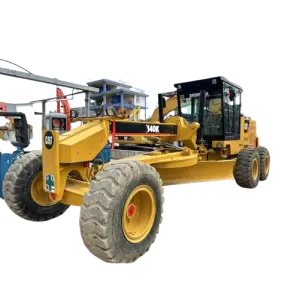Original Japan-Made Caterpillar 140K Motor Grader - Certified Used CAT Machine for Precision Road Construction and Land Grading