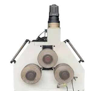 Electric 3 Roller Exhaust Pipe Rolling Machine Cnc Automatic Hydraulic Greenhouse Tube Rolling Bending Machine