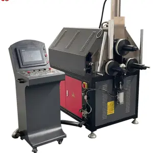 CNC Vertical Profile Section Metal Angle Roll Bending Machine square Tubing Roll Bender