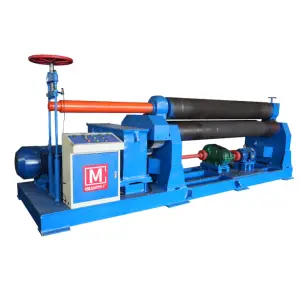 Hydraulic 3-roller W11-8X2500 Plate Rolling Machine Metal Sheet Rolling Machine